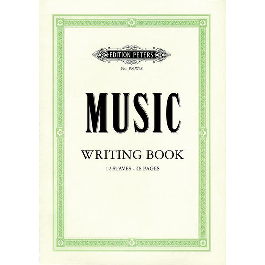 Edition Peters: Music Writing Book