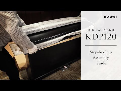 Kawai KDP120B Satin Black Digital Home Piano