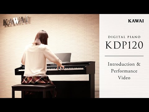 Kawai KDP120W Satin White Digital Home Piano