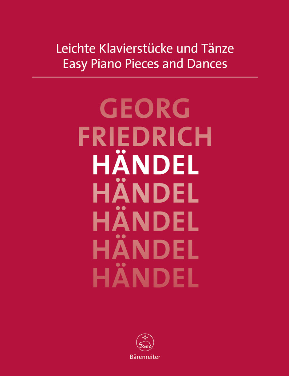 Handel, George Frideric: Easy Piano Pieces and Dances.